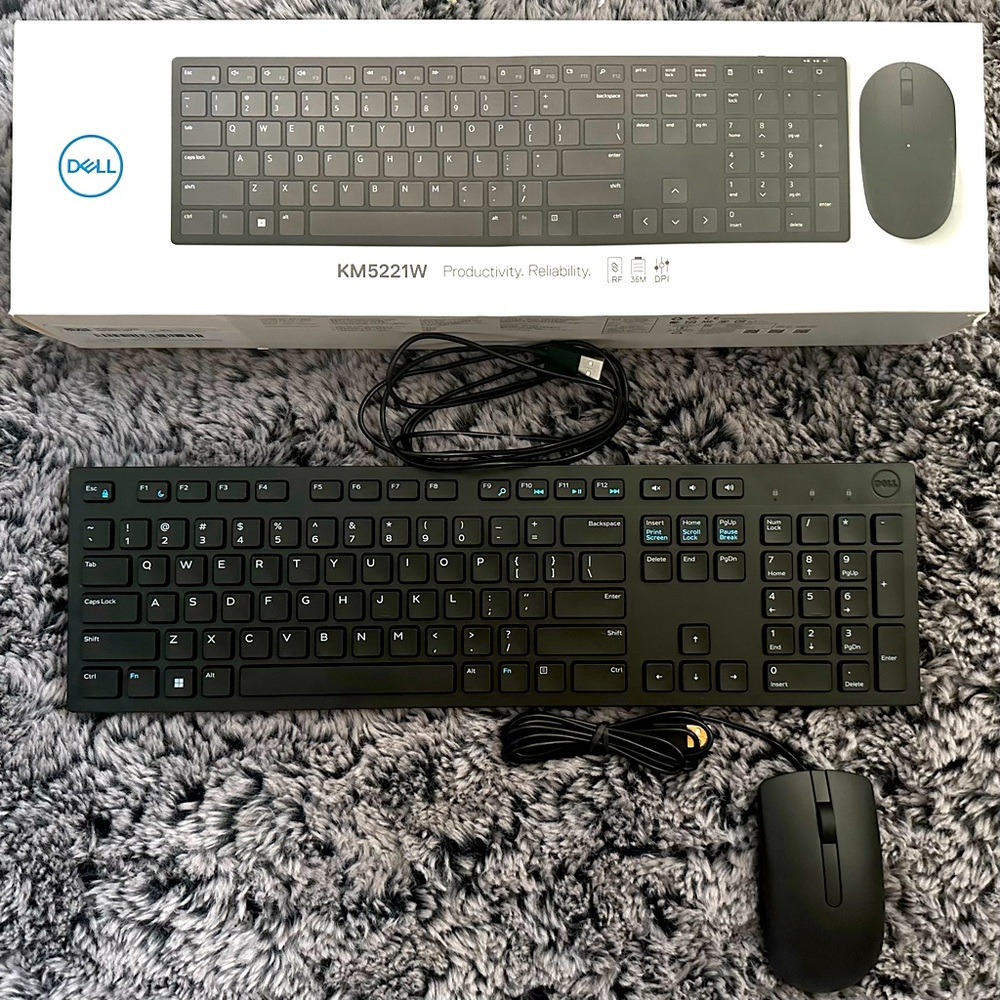 DELL brand, keyboard color is black